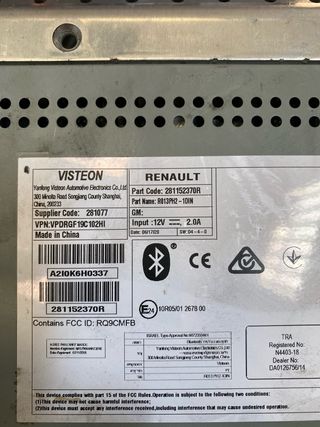 Radio Renault Master III Bluetooth MP3 USB