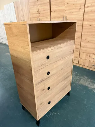 Armario modular con cómoda y mesitas