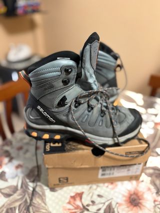 Scarpe trekking Salomon grigie/arancioni