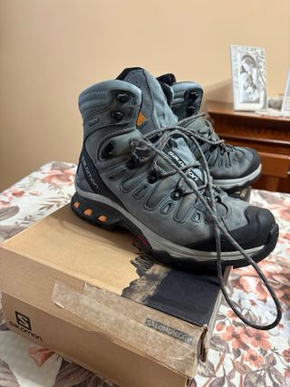Scarpe trekking Salomon grigie/arancioni