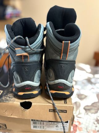 Scarpe trekking Salomon grigie/arancioni