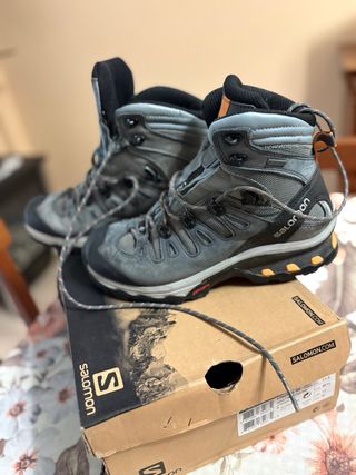 Scarpe trekking Salomon grigie/arancioni