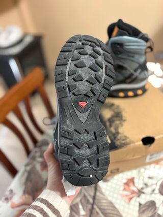 Scarpe trekking Salomon grigie/arancioni