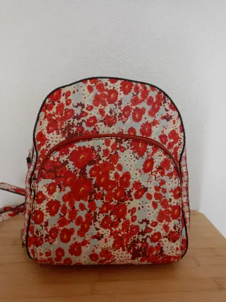 Mochila mujer estampado floral