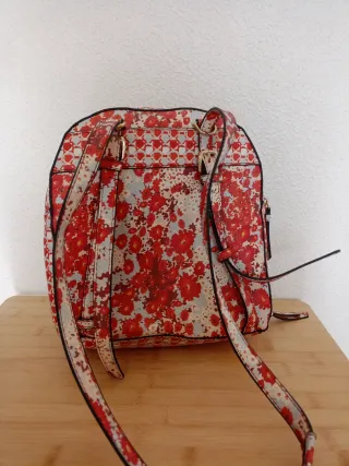Mochila mujer estampado floral