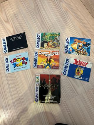Nintendo Game Boy Rojo + Funda + Juegos