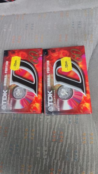 2 Cintas Cassette TDK Normal Position