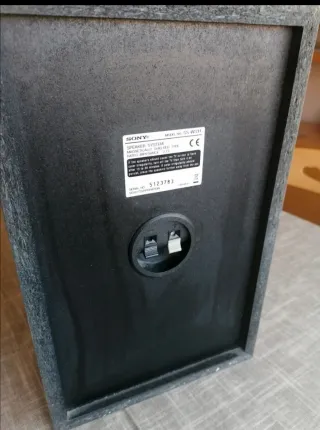 Altavoz Sony Grande Negro/Plateado