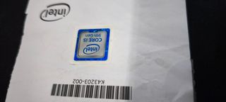 @ Pegatina Intel Core i5 9th Gen Original