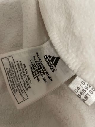 Chaqueta Adidas Blanca con Estampado de Ranas