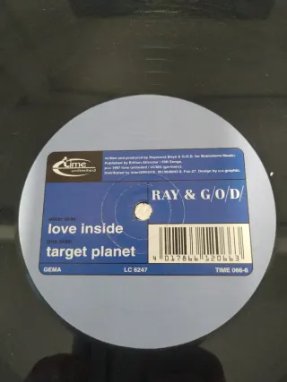 Vinilo RAY & G/O/D - Love Inside [ TIME UNLIMITED