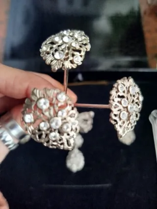 Aderezo Fallera Niña Plata