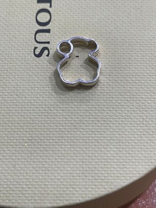 1 Pendiente suelto Tous Oso Perla Plata