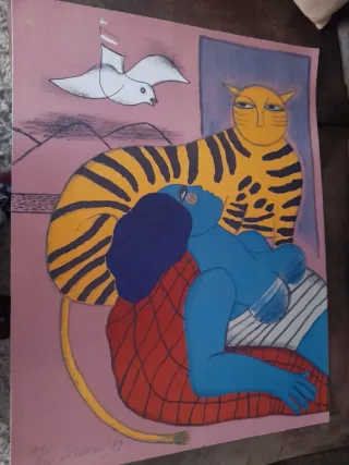 Litografía Corneillé