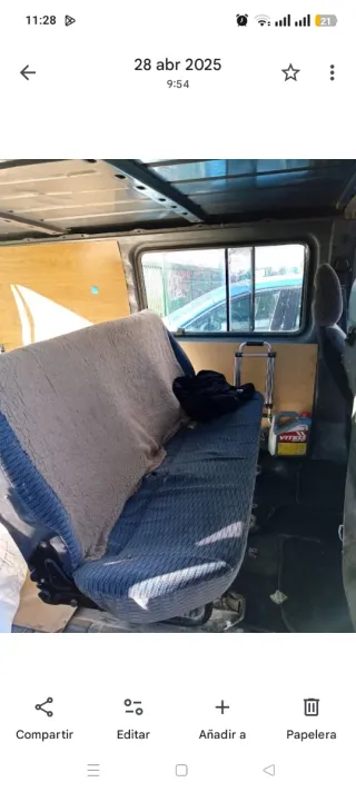 Asiento Ford Transit
