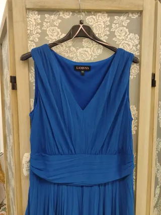 Vestido fiesta azulón LAMUSA T42