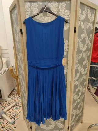Vestido fiesta azulón LAMUSA T42