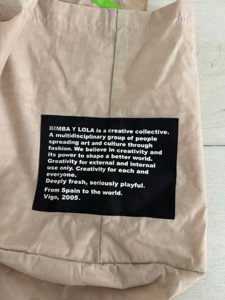 Bolso Bimba y Lola Beige Nuevo