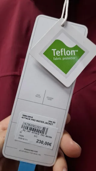 Chaqueta impermeable Fox Attack Pro Talla M/L