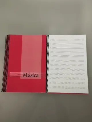 Lote 13 blocs pentagramas *NUEVOS*