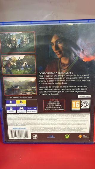 Uncharted: El Legado Perdido PS4