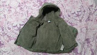 Abrigo bebé 6 meses verde