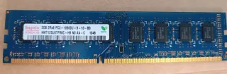 2 Memorias RAM Hynix 2GB PC3-10600U DDR3