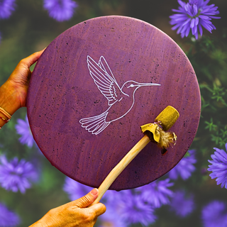 Tambor Chamánico Vegano Artesanal