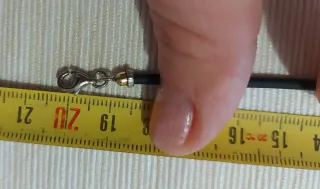 Bracciale oro giallo 750 nero