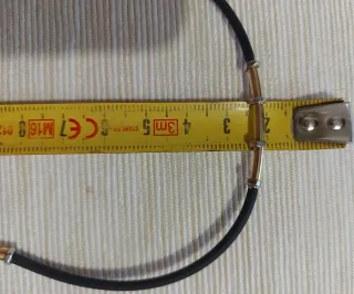 Bracciale oro giallo 750 nero