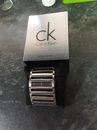 Reloj Calvin Klein Brazalete Negro/Plata