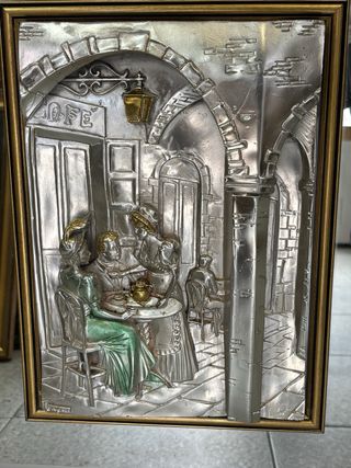 Cuadro Relieve Plata 925 Italiana