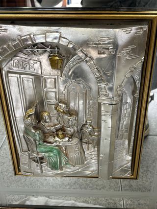 Cuadro Relieve Plata 925 Italiana