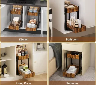 Organizador Deslizante Cocina Baño Muebles