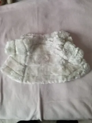 Abrigo Muñeca Nancy Famosa Blanco