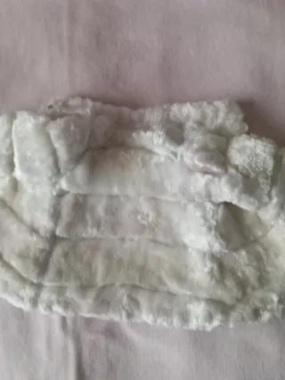 Abrigo Muñeca Nancy Famosa Blanco