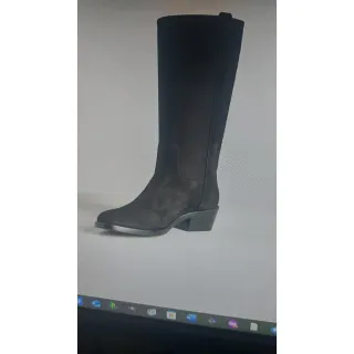 Stivali in pelle neri