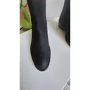 Stivali in pelle neri