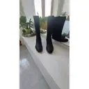 Stivali in pelle neri