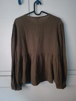 Blusa Zara bordada XS
