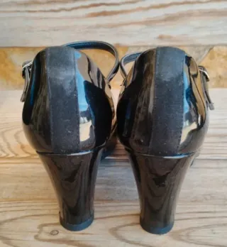 Zapatos pulsera charol negro Marypaz T.35