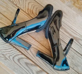 Zapatos pulsera charol negro Marypaz T.35