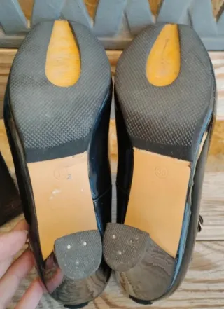 Zapatos pulsera charol negro Marypaz T.35