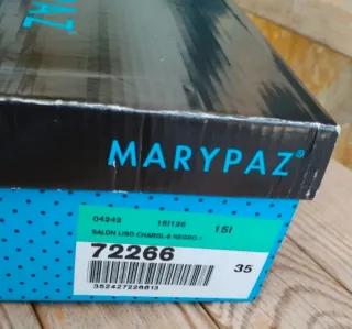 Zapatos pulsera charol negro Marypaz T.35