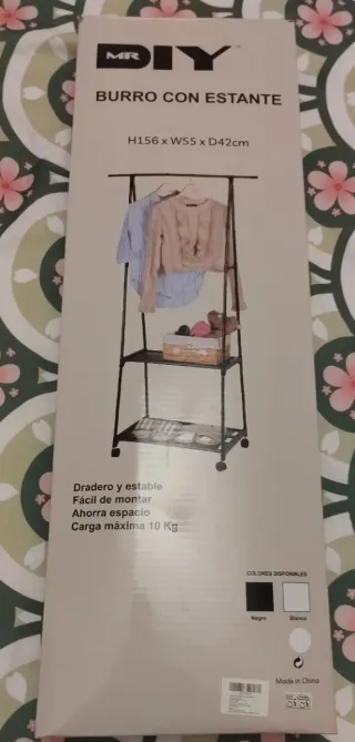 Burro Perchero Ropa MR DIY
