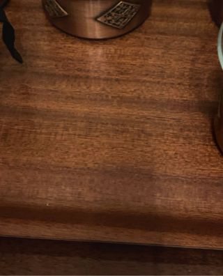 Set 6 Bicchieri Vetro con Porta Bicchieri Bronzo