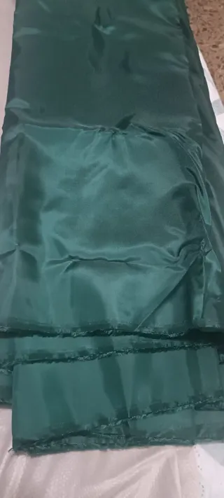 Tela Fallera Verde Flores