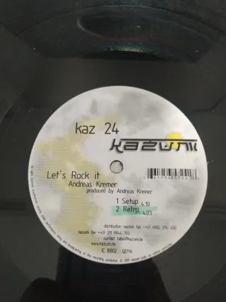 Vinilo ANDREAS KREMER - Let's Rock It (KAZUMI)