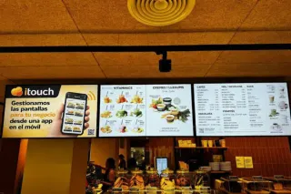 Pantalla Publicidad iTouch Negocios