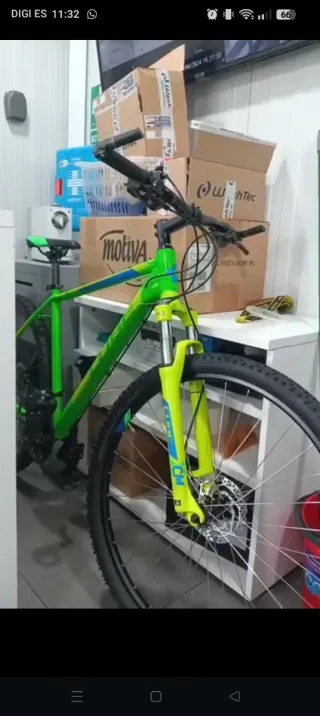 Bicicleta MTB 28 Verde Cube (leer bien)